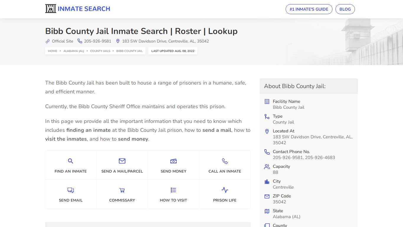 Bibb County Jail Inmate Search | Roster | Lookup